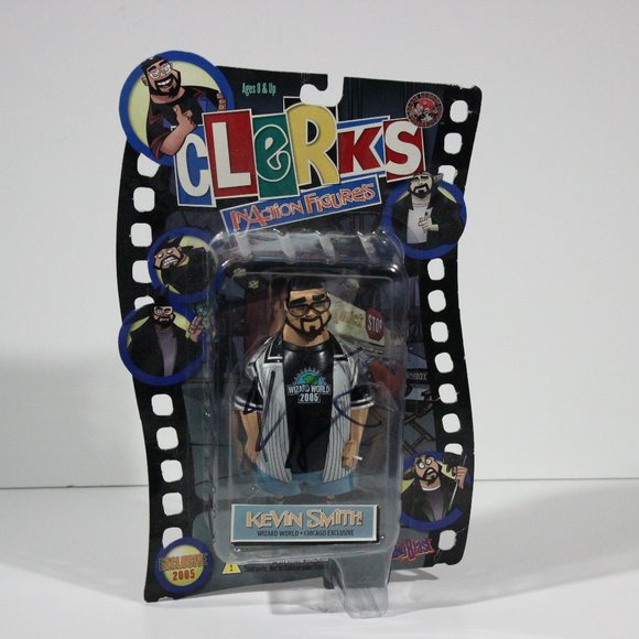 CLERKS Inaction Figure: KEVIN SMITH, Wizard World Chicago 2005 Exclusive Signed - Picture 1 of 3